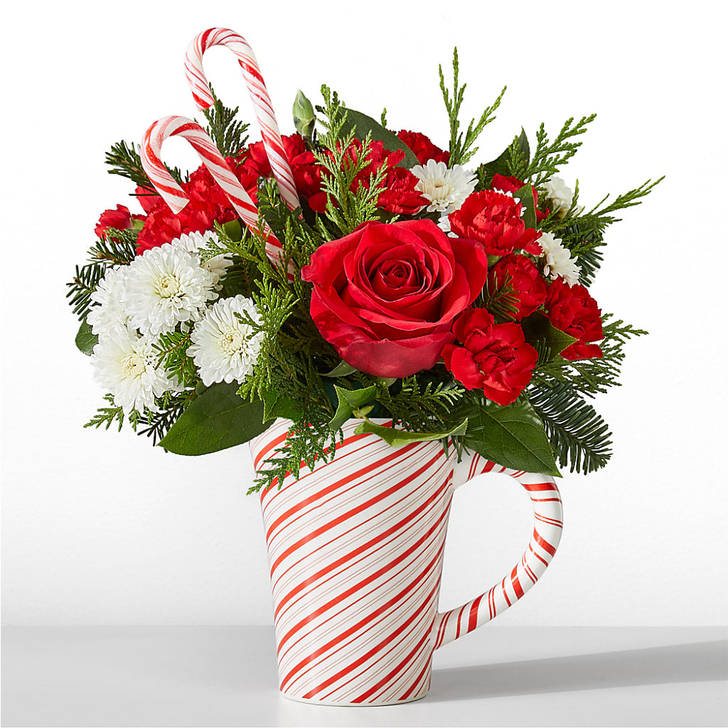 Peppermint Swirl Mug – LARRY'S FLORIST, Cliffside Park NJ