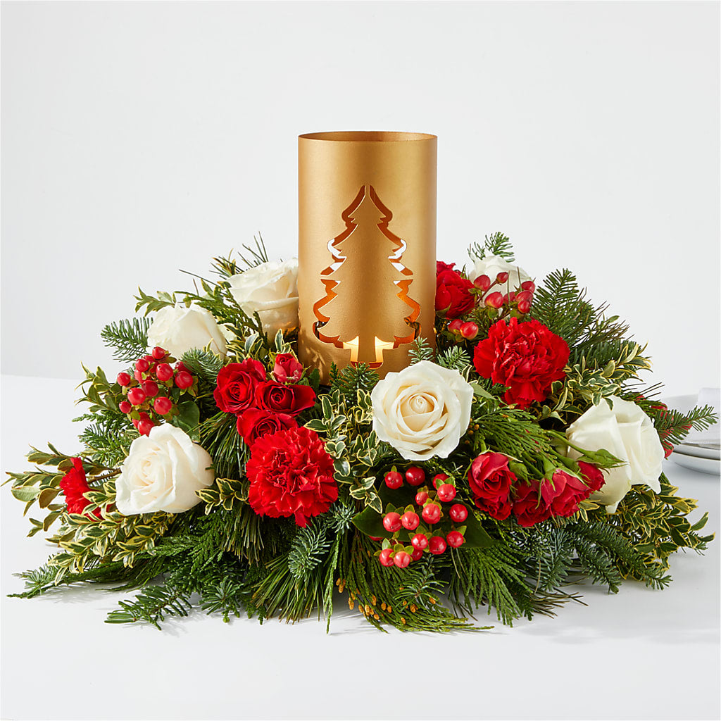 December Dreams Centerpiece – LARRY'S FLORIST, Cliffside Park NJ