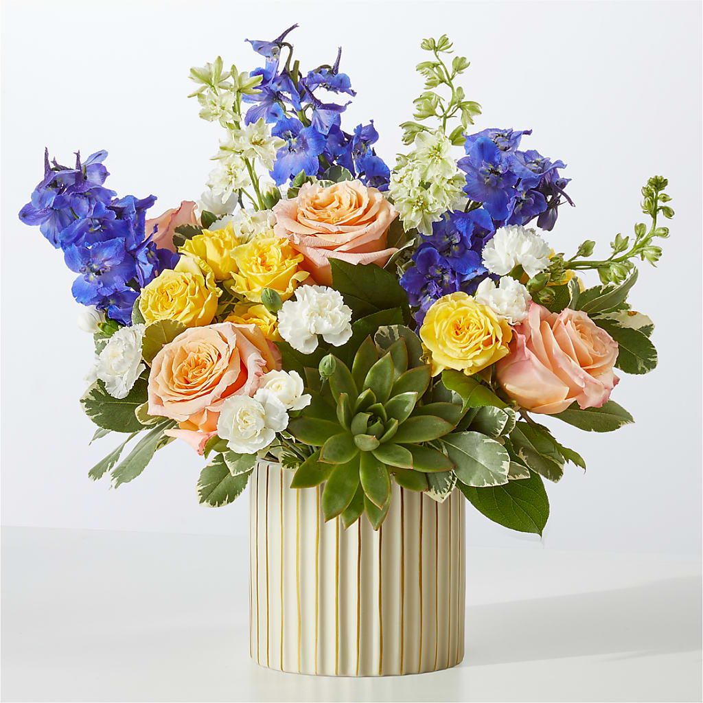 Cobalt Reverie Bouquet – LARRY'S FLORIST, Cliffside Park NJ