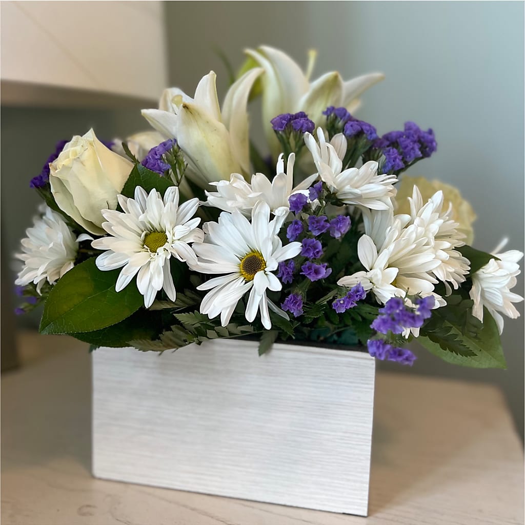Beyond Blue Box Bouquet – LARRY'S FLORIST, Cliffside Park NJ