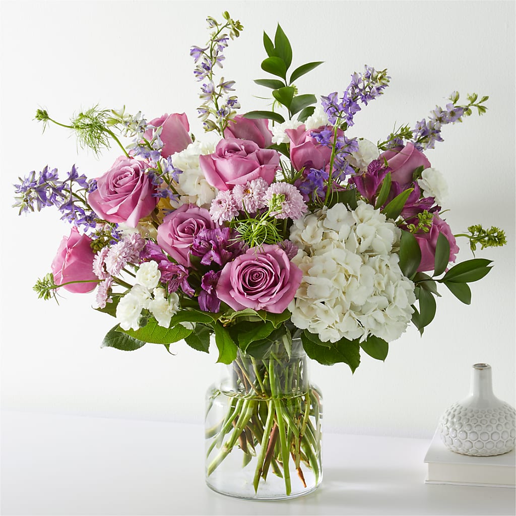 Violet Caress Bouquet – LARRY'S FLORIST, Cliffside Park NJ