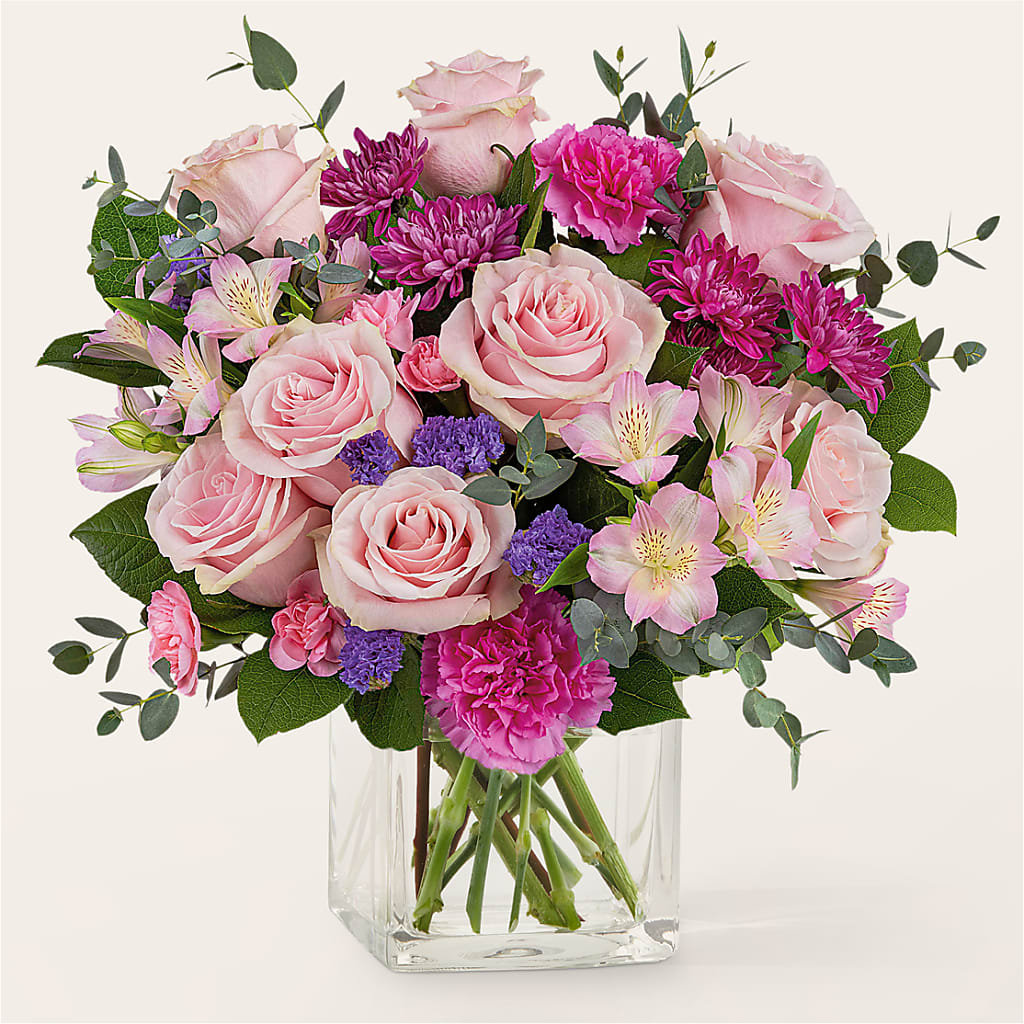 Rosy Radiance Bouquet – LARRY'S FLORIST, Cliffside Park NJ
