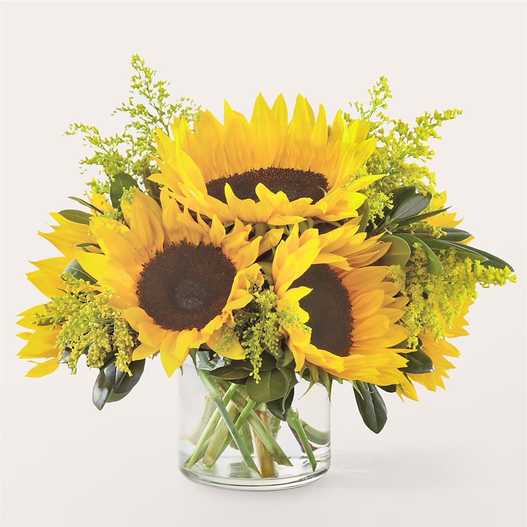 Beaming Sunflower Bouquet – LARRY'S FLORIST, Cliffside Park NJ