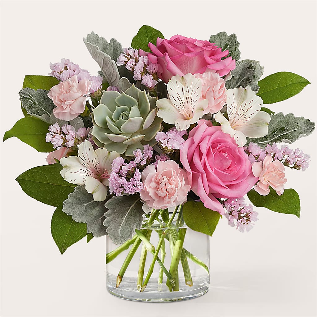 Dusty Rose Bouquet – LARRY'S FLORIST, Cliffside Park NJ