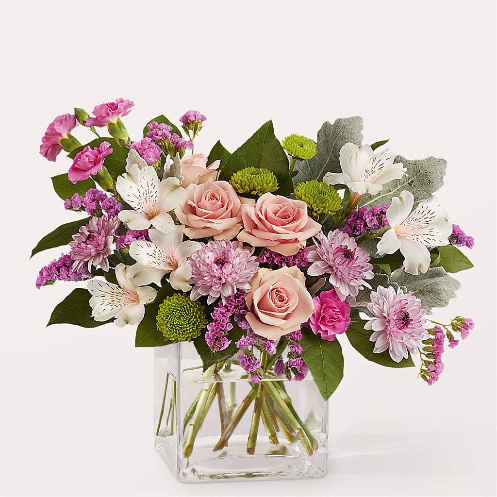 Pink Suede Bouquet – LARRY'S FLORIST, Cliffside Park NJ