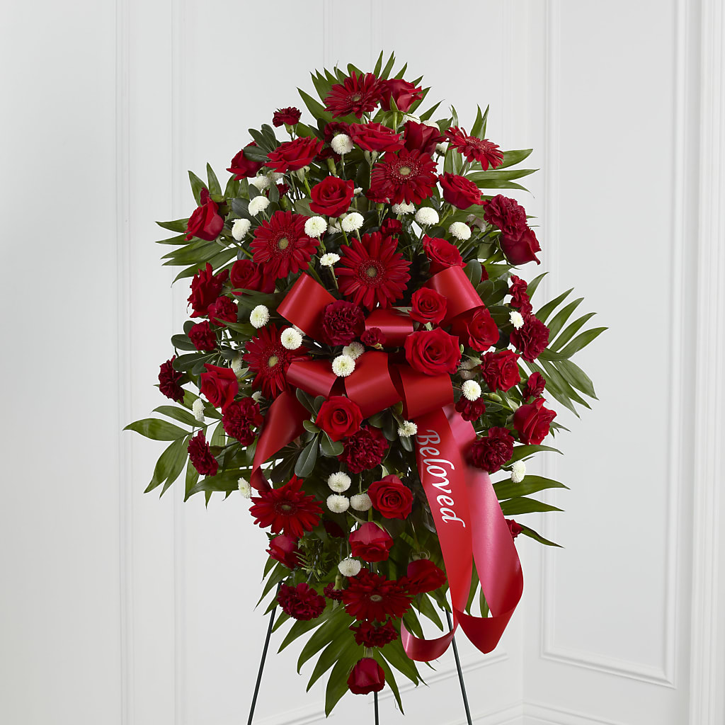 Treasured Memories Standing Spray – LARRY'S FLORIST, Cliffside Park NJ