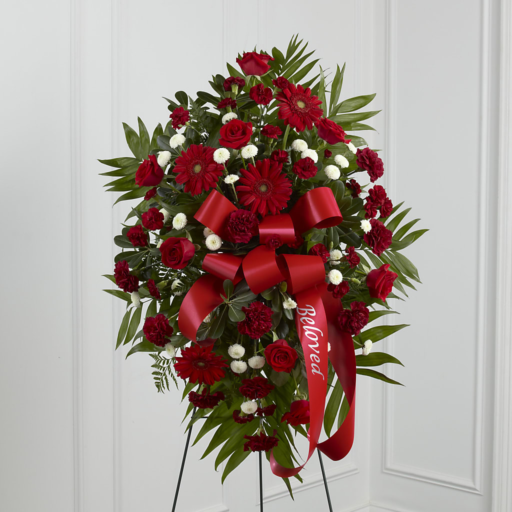 Treasured Memories Standing Spray – LARRY'S FLORIST, Cliffside Park NJ