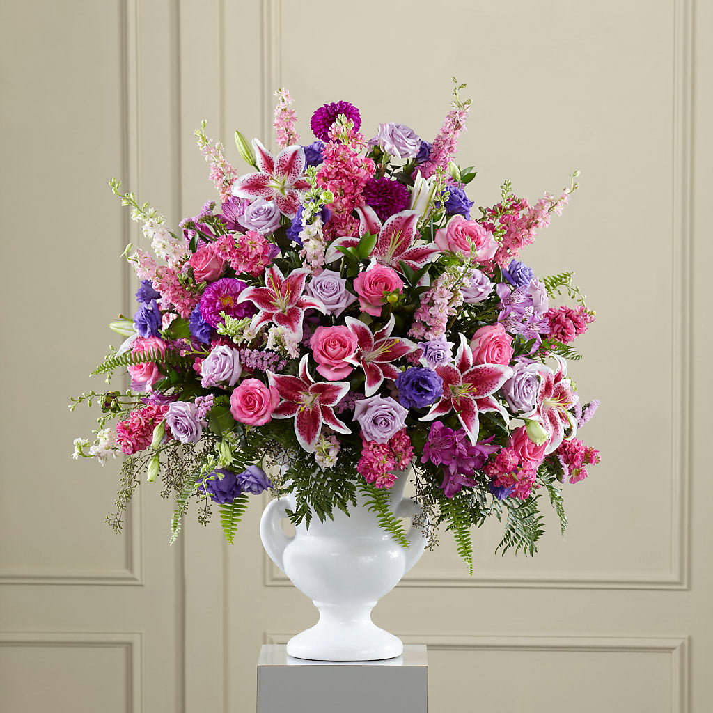 Peaceful Tribute Arrangement – LARRY'S FLORIST, Cliffside Park NJ