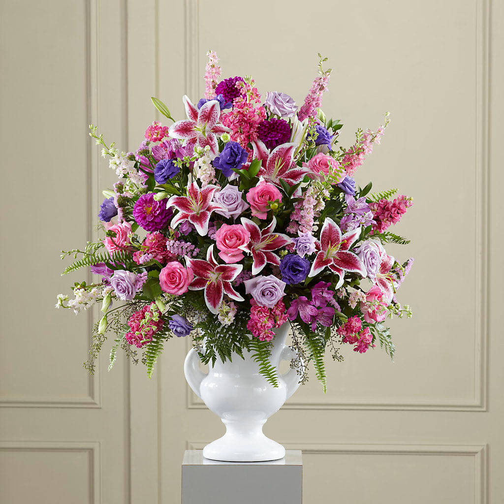 Peaceful Tribute Arrangement – LARRY'S FLORIST, Cliffside Park NJ