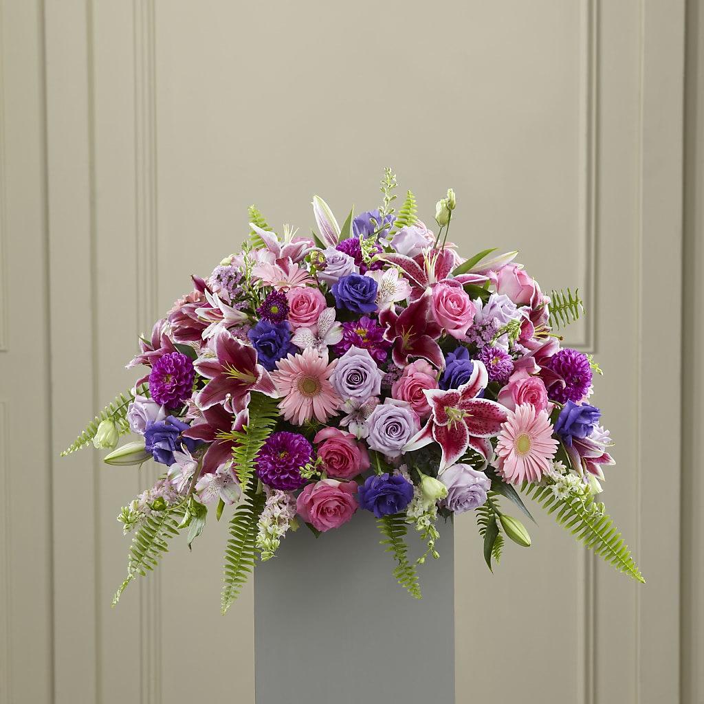 Fare Thee Well Pedestal – LARRY'S FLORIST, Cliffside Park NJ