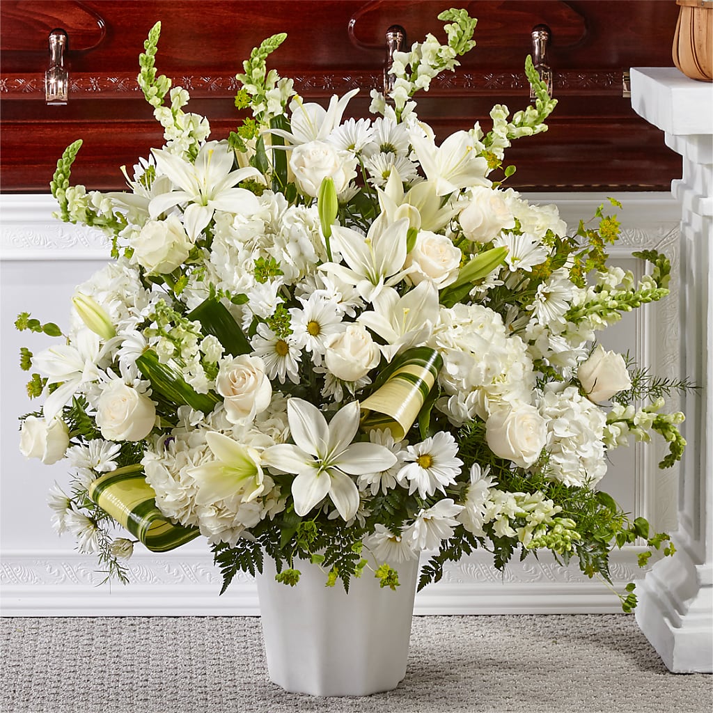 Thoughts of Tranquility Floor Basket – LARRY'S FLORIST, Cliffside Park NJ