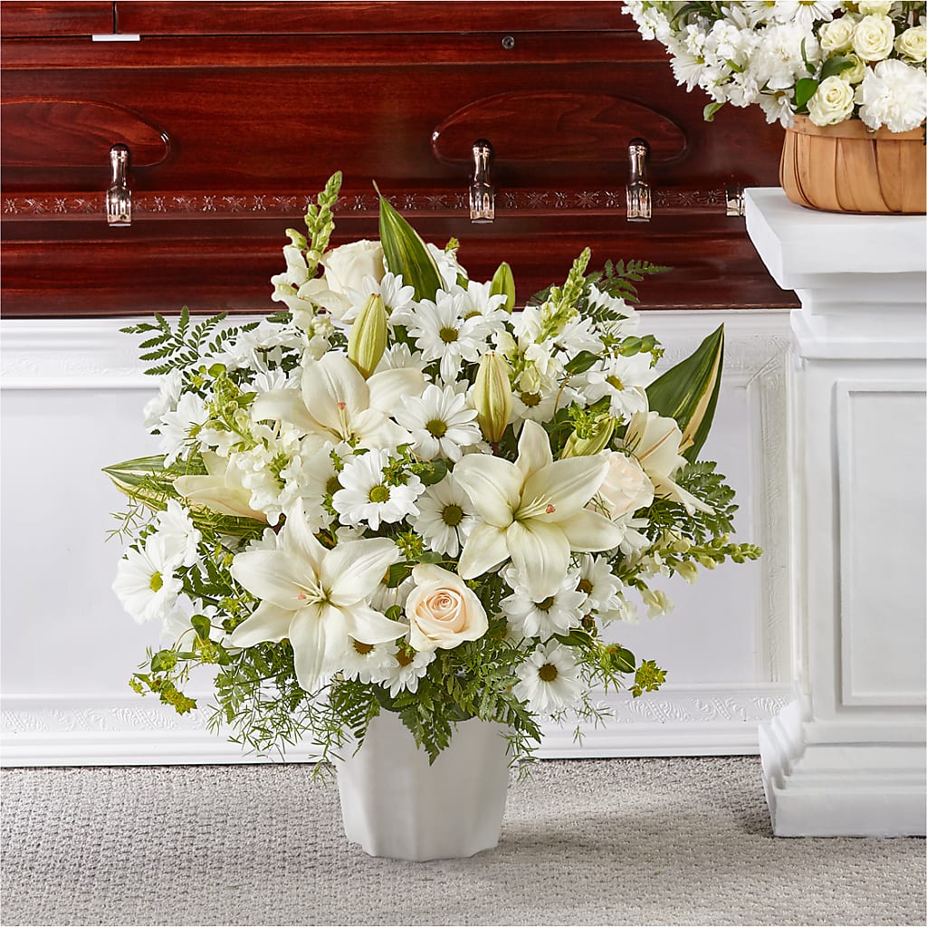 Thoughts of Tranquility Floor Basket – LARRY'S FLORIST, Cliffside Park NJ