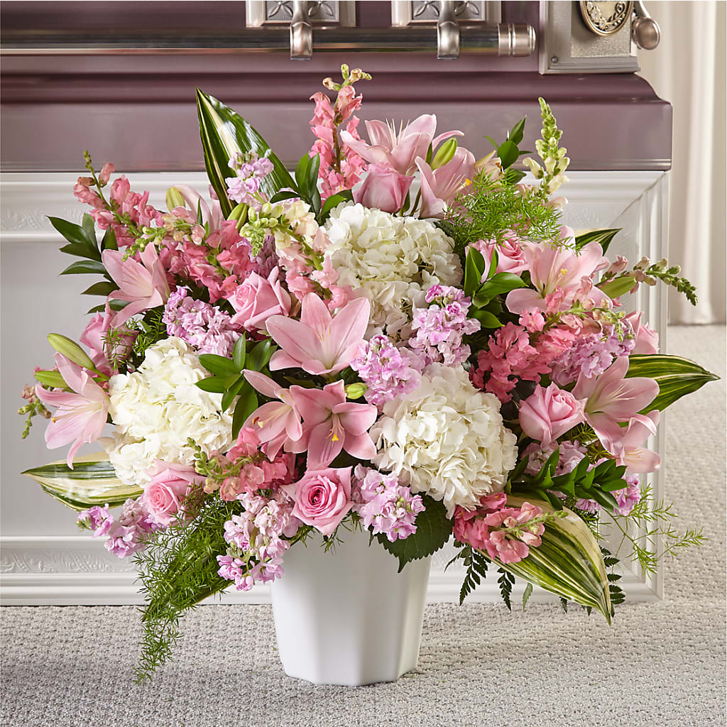 Simply Serene Floor Basket – LARRY'S FLORIST, Cliffside Park NJ
