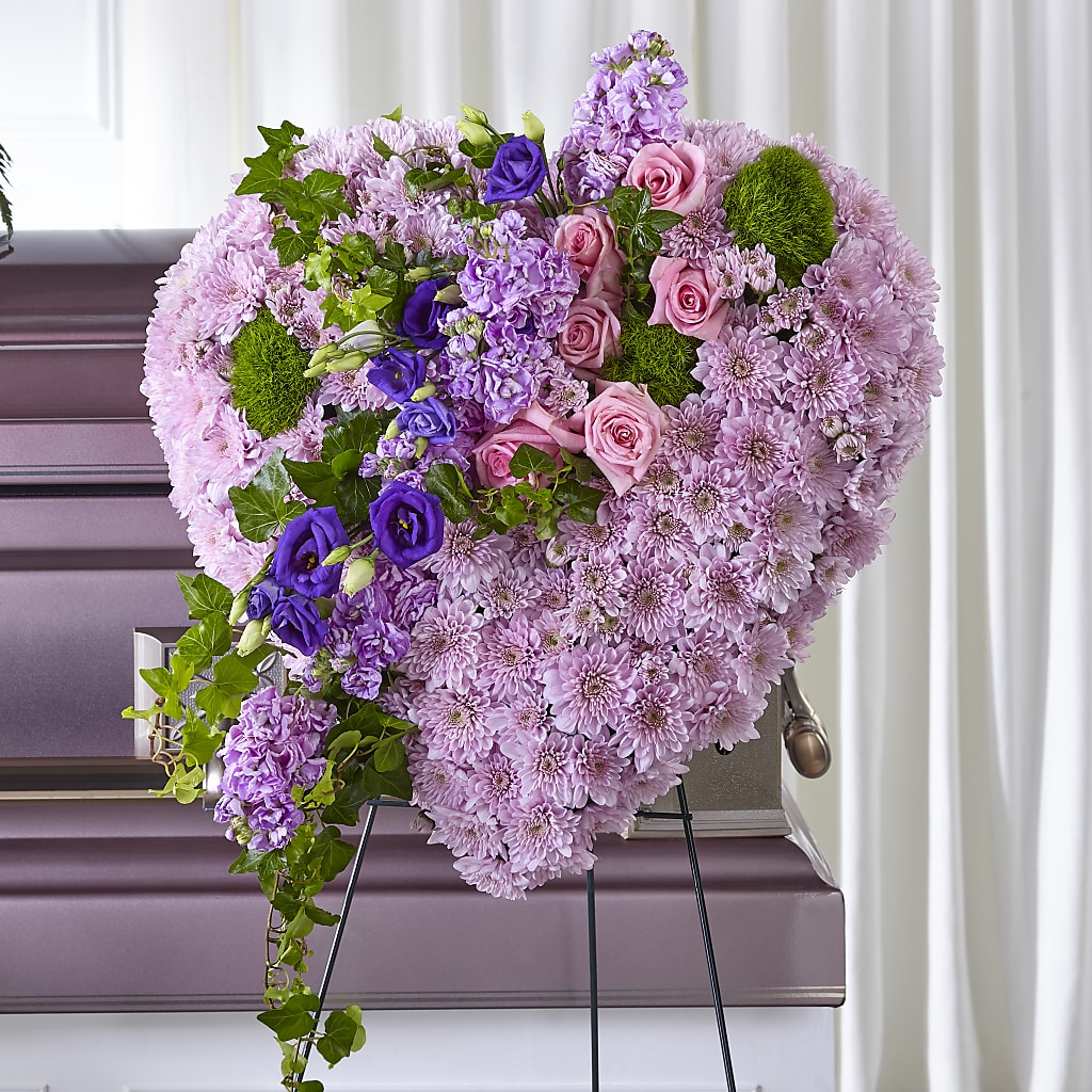 Treasured Love Standing Heart – LARRY'S FLORIST, Cliffside Park NJ