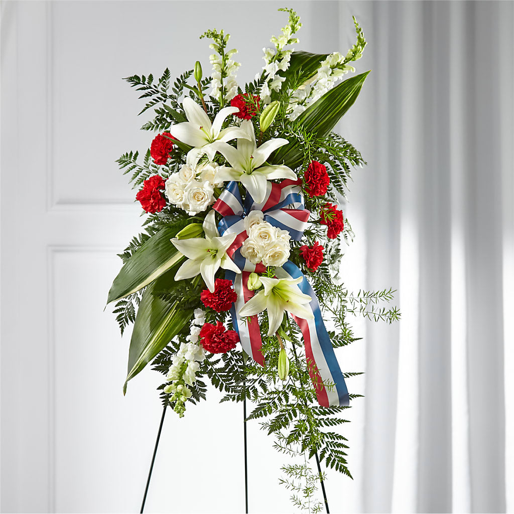 Stars of Life Standing Spray – LARRY'S FLORIST, Cliffside Park NJ
