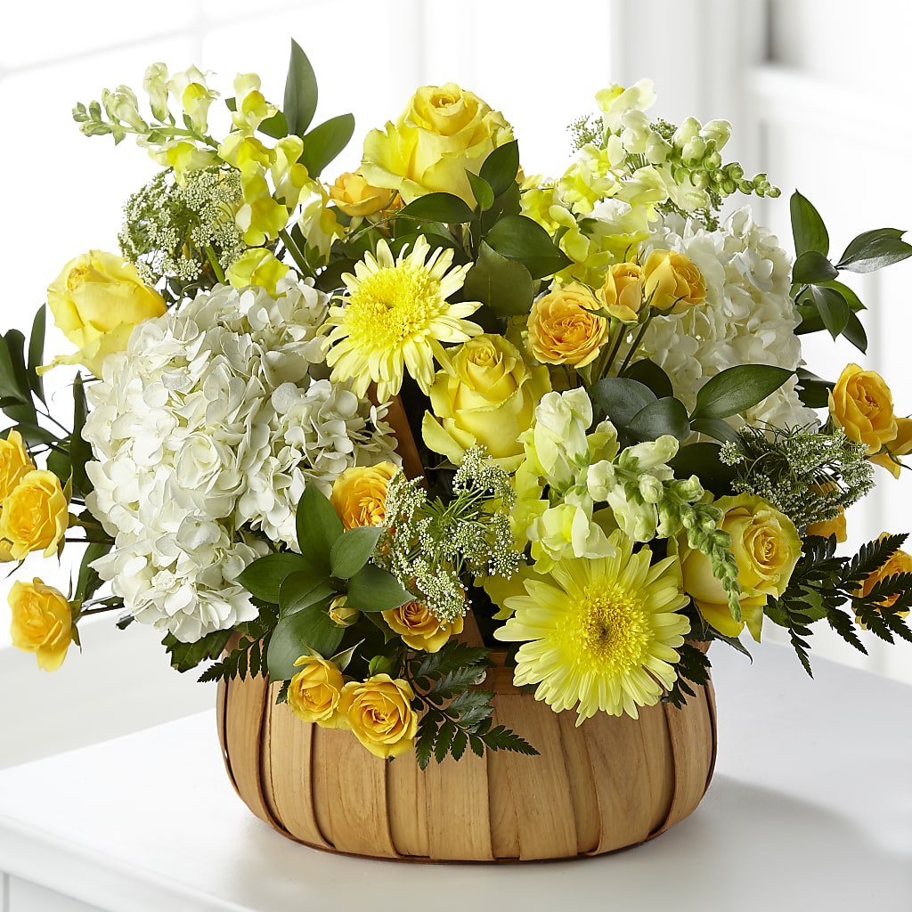 Rustic Remembrance Basket – LARRY'S FLORIST, Cliffside Park NJ