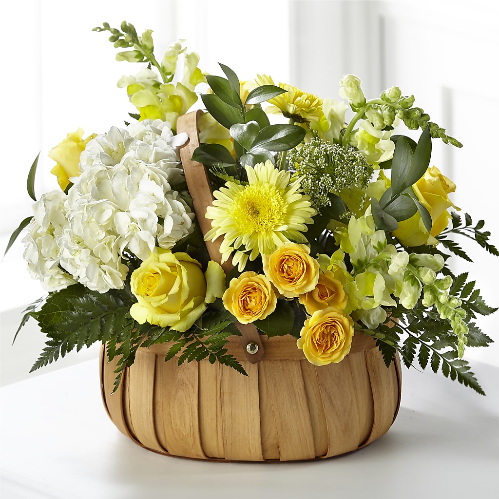 Rustic Remembrance Basket – LARRY'S FLORIST, Cliffside Park NJ