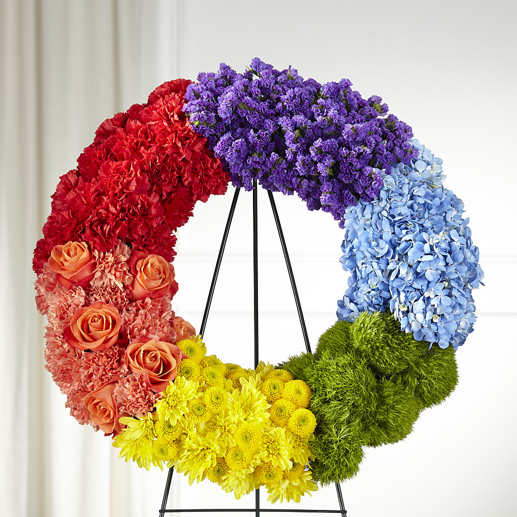 Circle of Love Wreath – LARRY'S FLORIST, Cliffside Park NJ