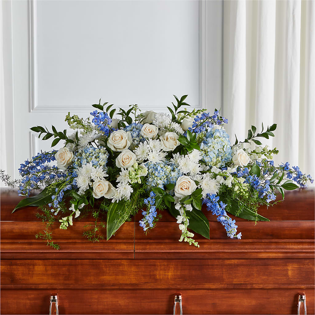 Timeless Essence Casket Spray – LARRY'S FLORIST, Cliffside Park NJ