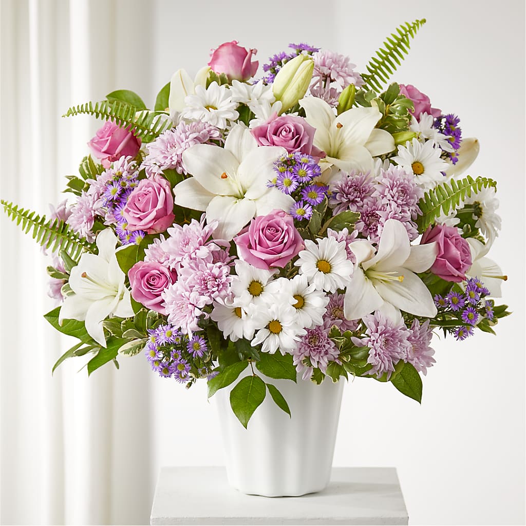 Warmest Thoughts Tabletop Basket – LARRY'S FLORIST, Cliffside Park NJ