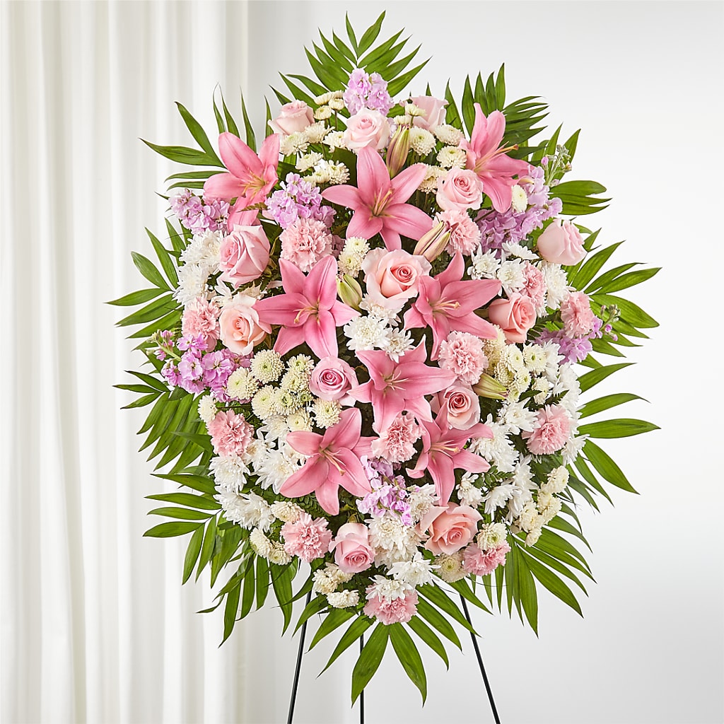Offering Solace Standing Spray – LARRY'S FLORIST, Cliffside Park NJ