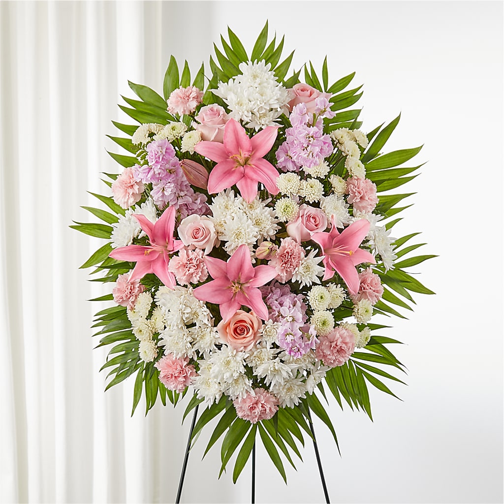 Offering Solace Standing Spray – LARRY'S FLORIST, Cliffside Park NJ