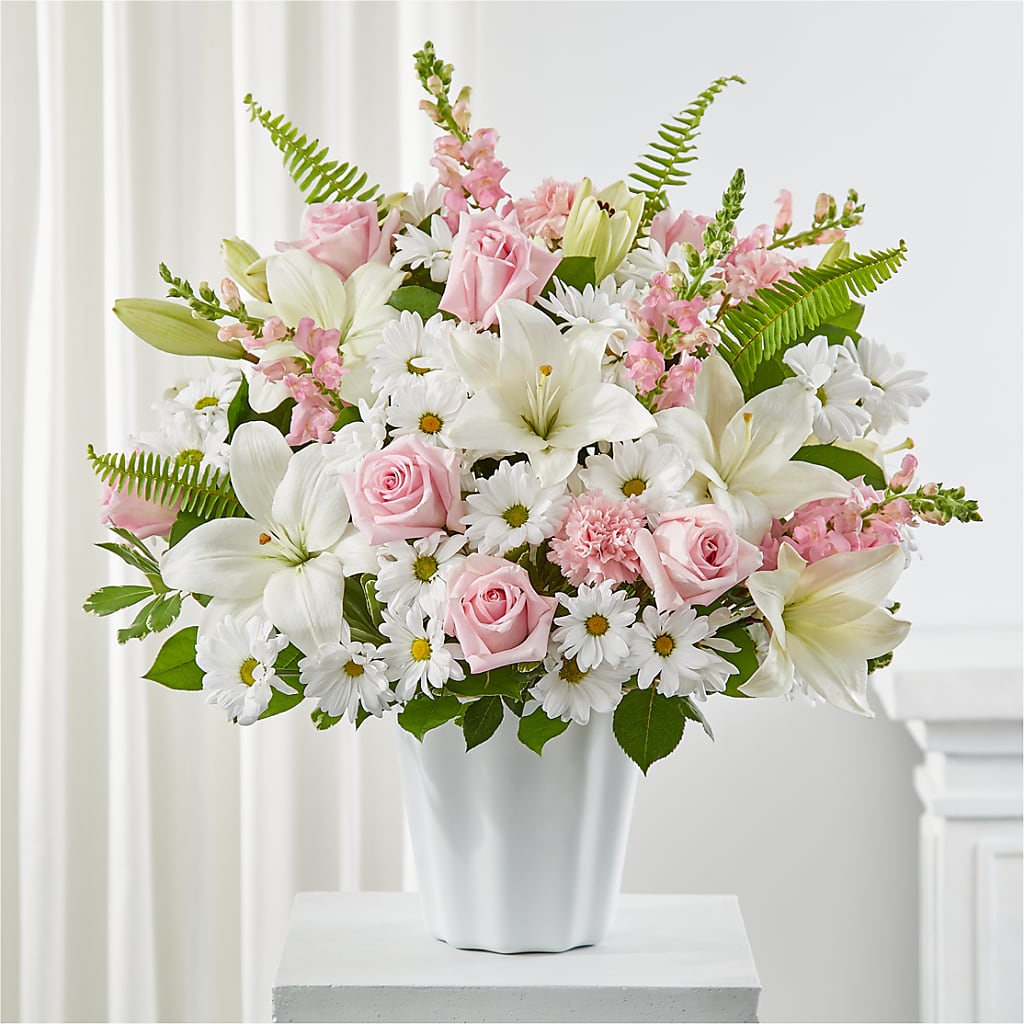 Soft Touch Tabletop Basket – LARRY'S FLORIST, Cliffside Park NJ