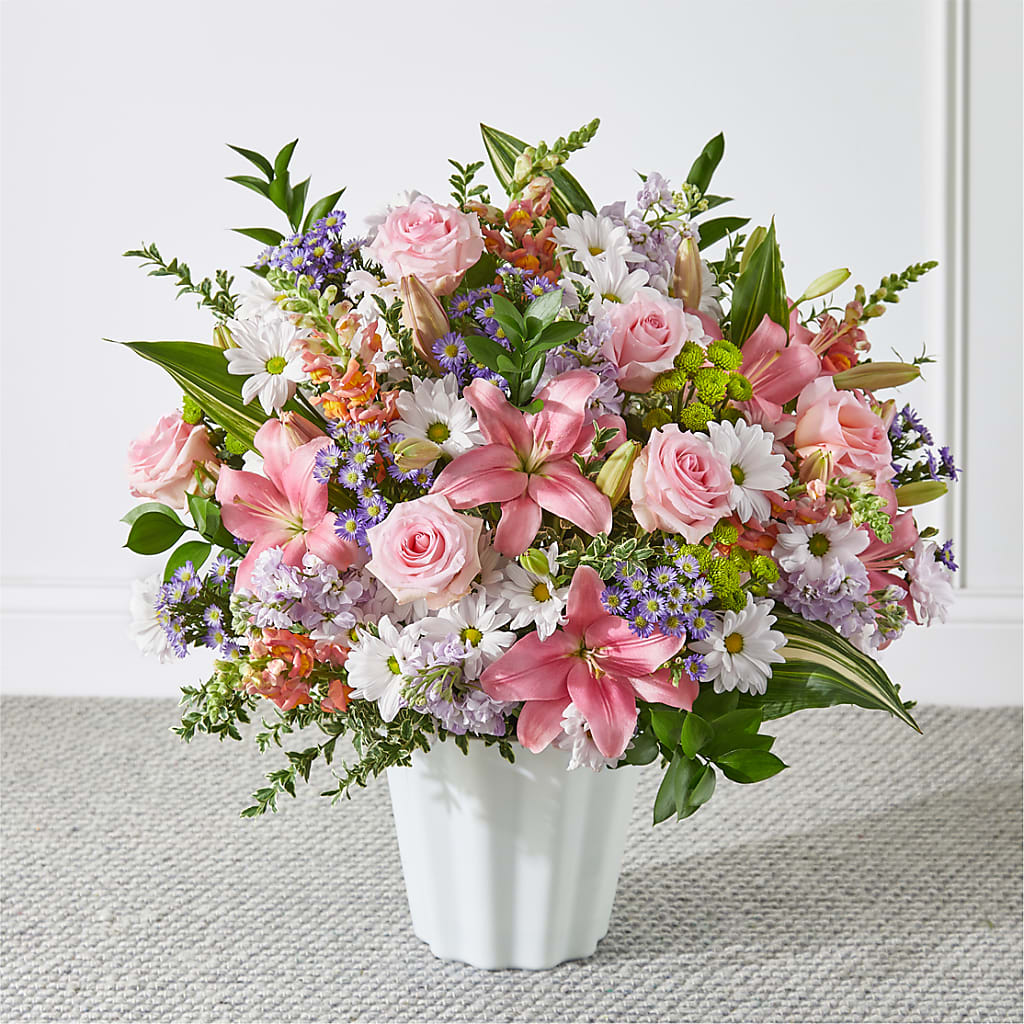 Abundant Compassion Floor Basket – LARRY'S FLORIST, Cliffside Park NJ