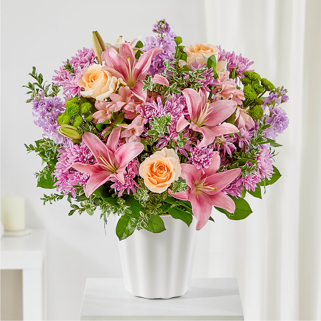 Supportive Embrace Tabletop Basket – LARRY'S FLORIST, Cliffside Park NJ