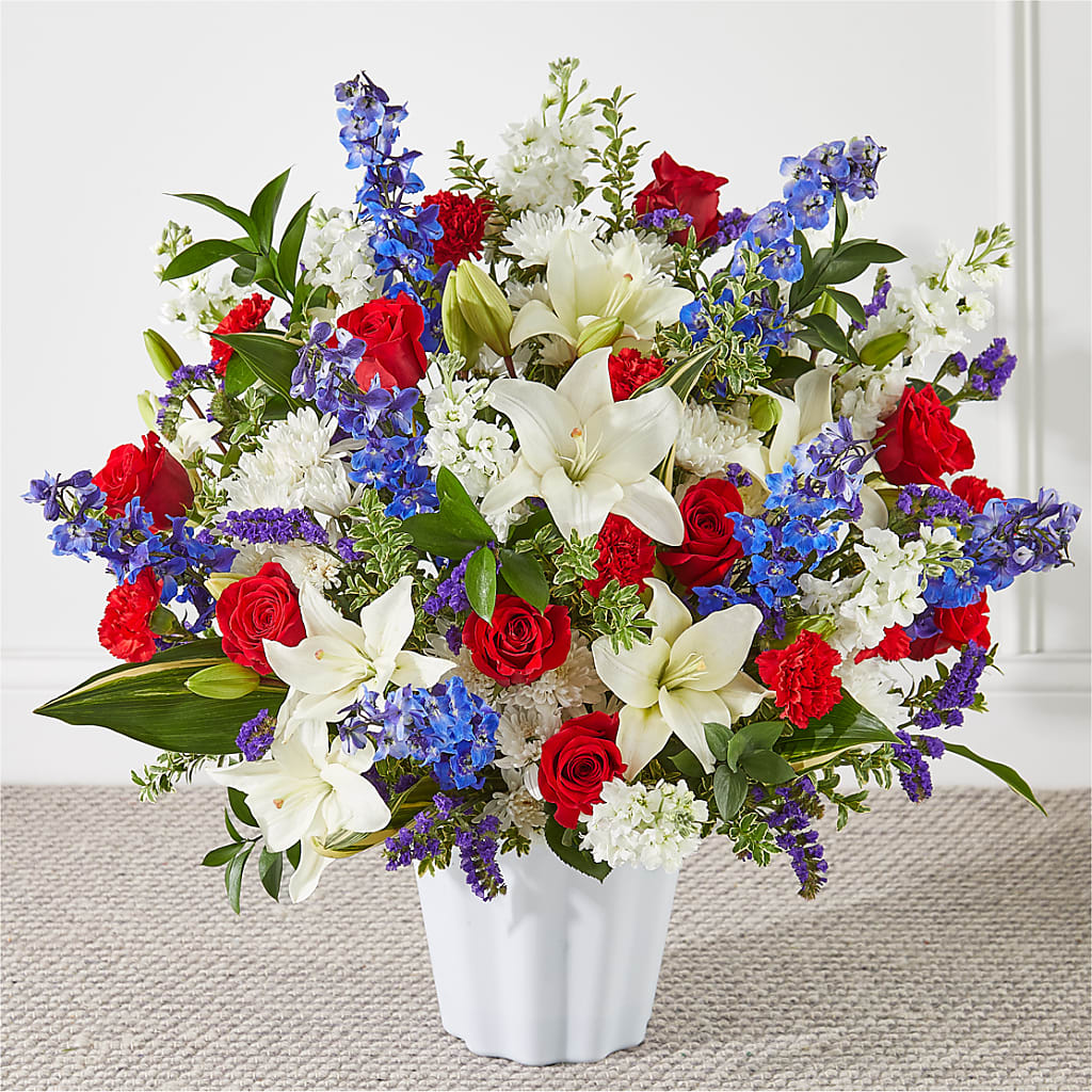 Consoled Floor Basket – LARRY'S FLORIST, Cliffside Park NJ