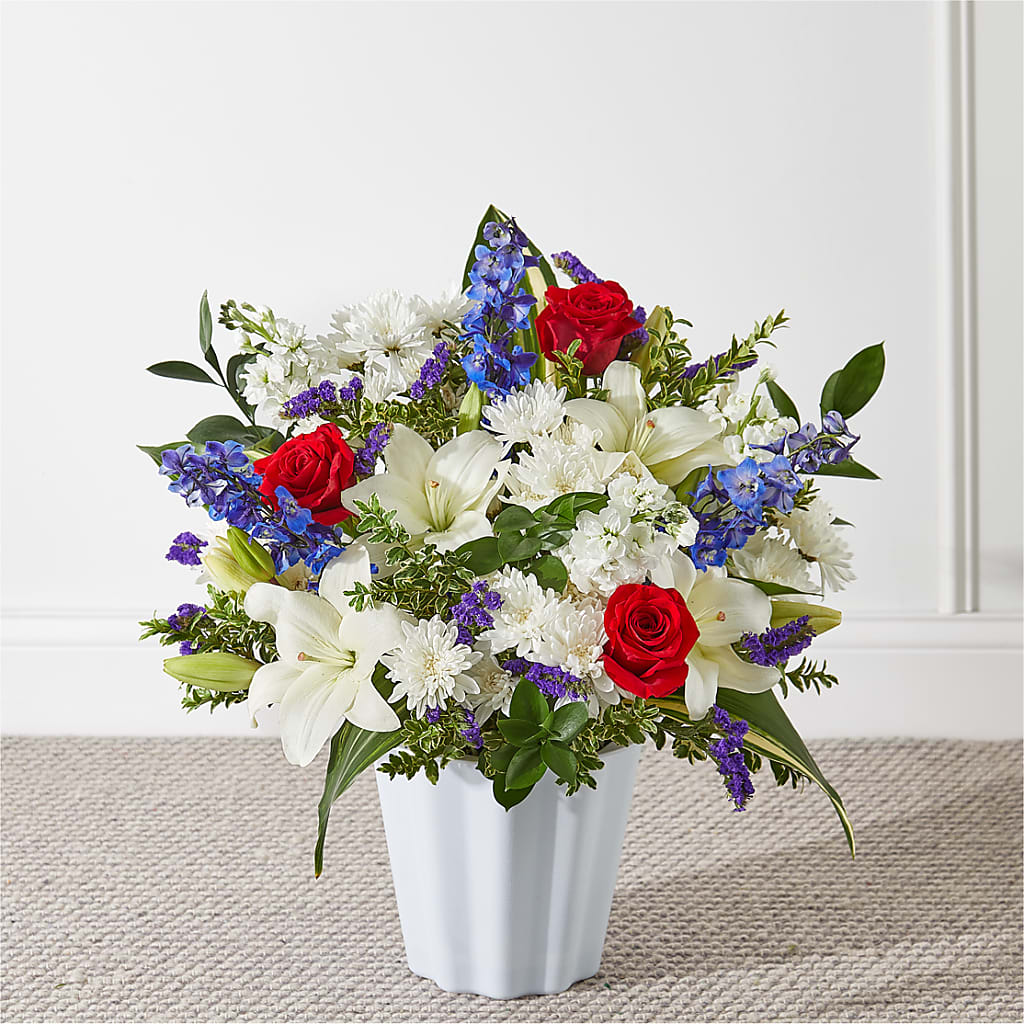 Consoled Floor Basket – LARRY'S FLORIST, Cliffside Park NJ