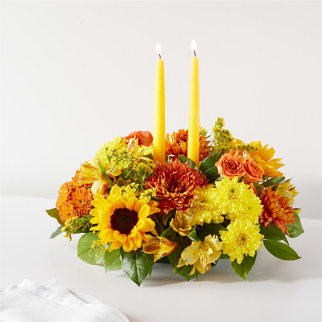 Autumn Harmony Centerpiece – LARRY'S FLORIST, Cliffside Park NJ