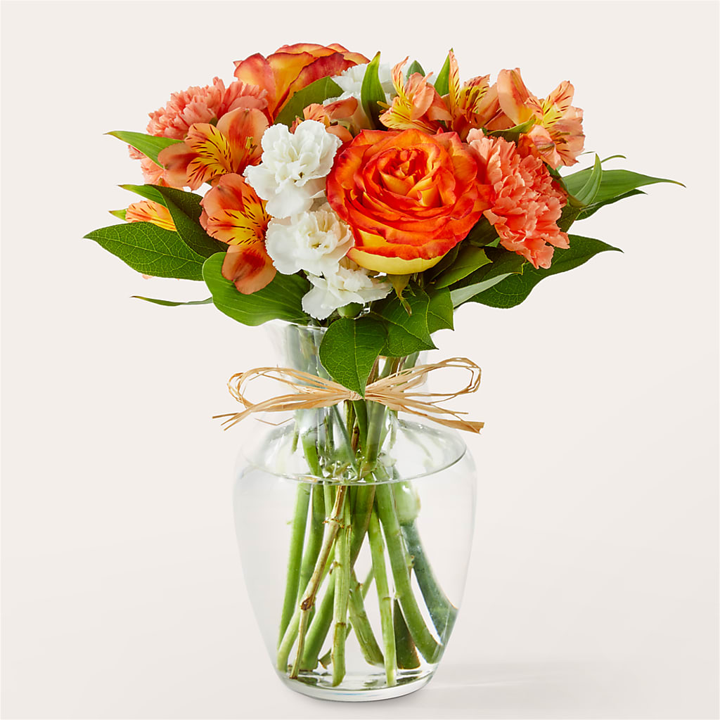 Apricot Glow Bouquet – LARRY'S FLORIST, Cliffside Park NJ