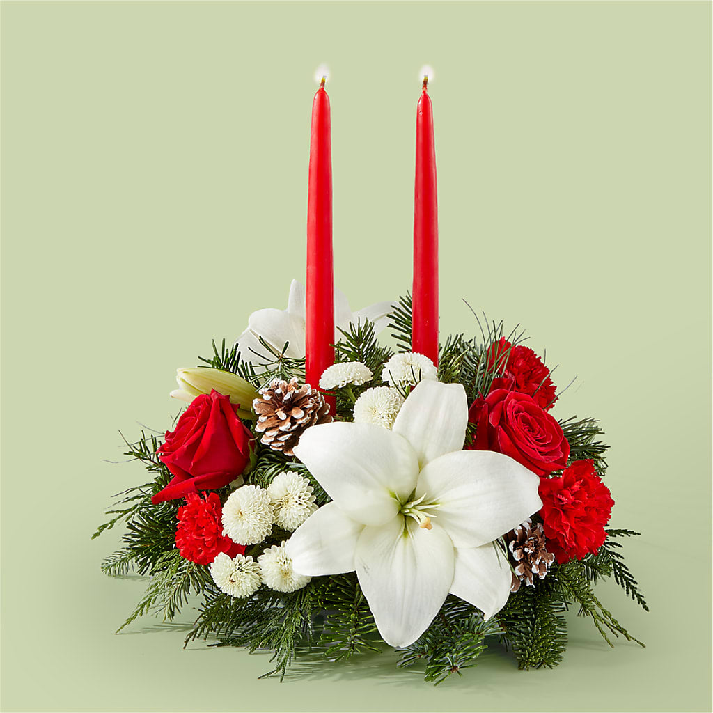 Seasonal Festivities Centerpiece – LARRY'S FLORIST, Cliffside Park NJ