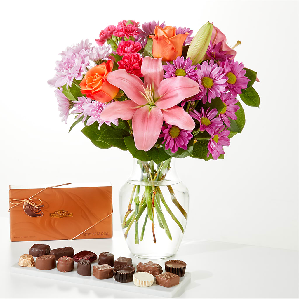 One and Only Bouquet and Chocolate Bundle – LARRY'S FLORIST, Cliffside Park NJ