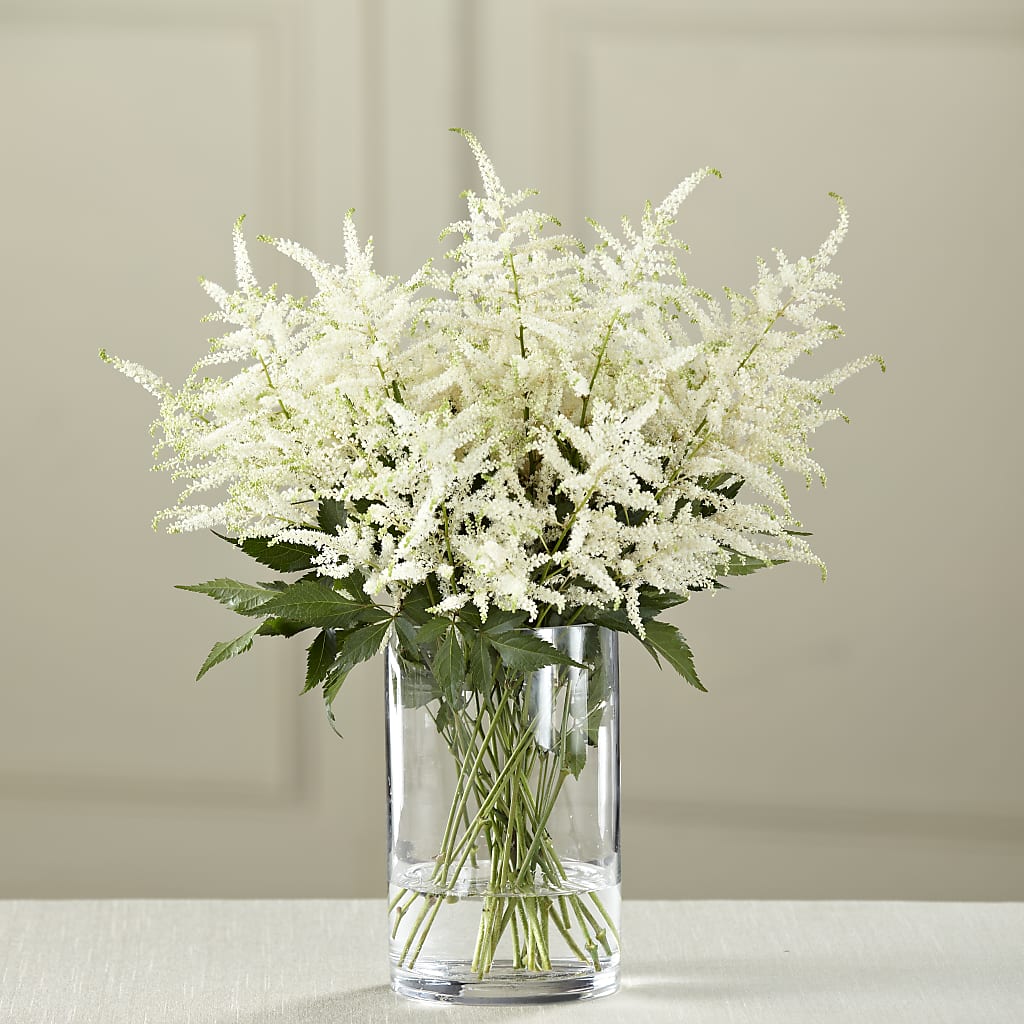 White Astilbe Bouquet – LARRY'S FLORIST, Cliffside Park NJ