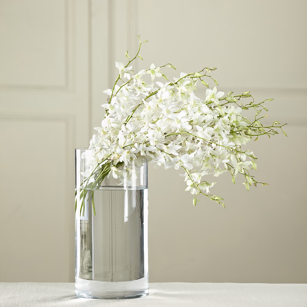 White Dendrobium Bouquet – LARRY'S FLORIST, Cliffside Park NJ