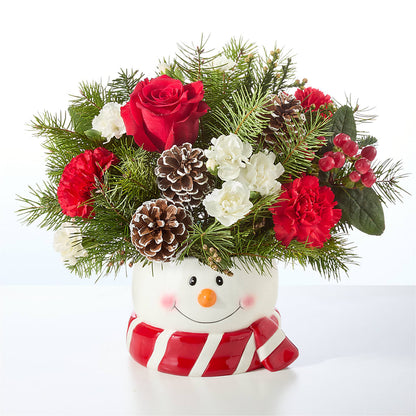 Jolly Snowman Bouquet – LARRY'S FLORIST, Cliffside Park NJ