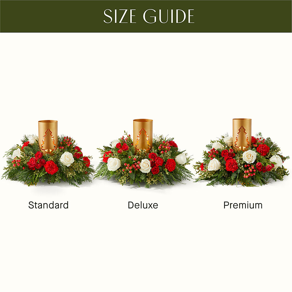 December Dreams Centerpiece – LARRY'S FLORIST, Cliffside Park NJ