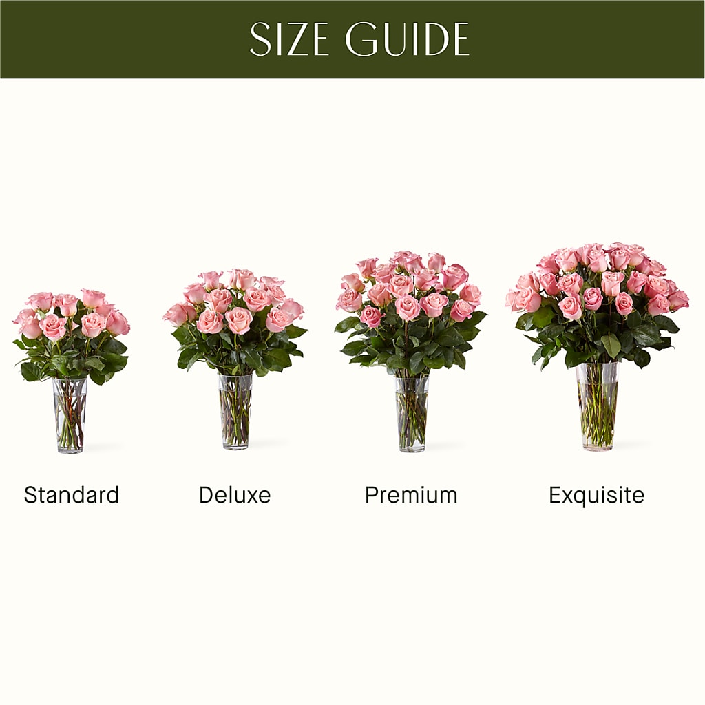 Long Stem Pink Rose Bouquet – LARRY'S FLORIST, Cliffside Park NJ