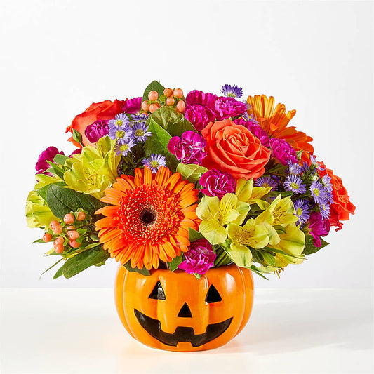 Tricks & Treats Pumpkin – LARRY'S FLORIST, Cliffside Park NJ
