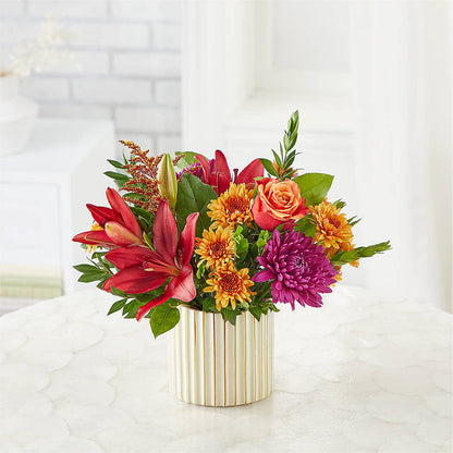 Burgundy Landscape Bouquet – LARRY'S FLORIST, Cliffside Park NJ