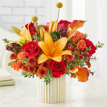Scarlet Skies Bouquet – LARRY'S FLORIST, Cliffside Park NJ