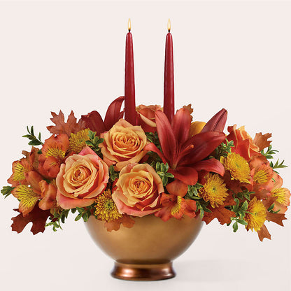 Harvest Table Centerpiece – LARRY'S FLORIST, Cliffside Park NJ