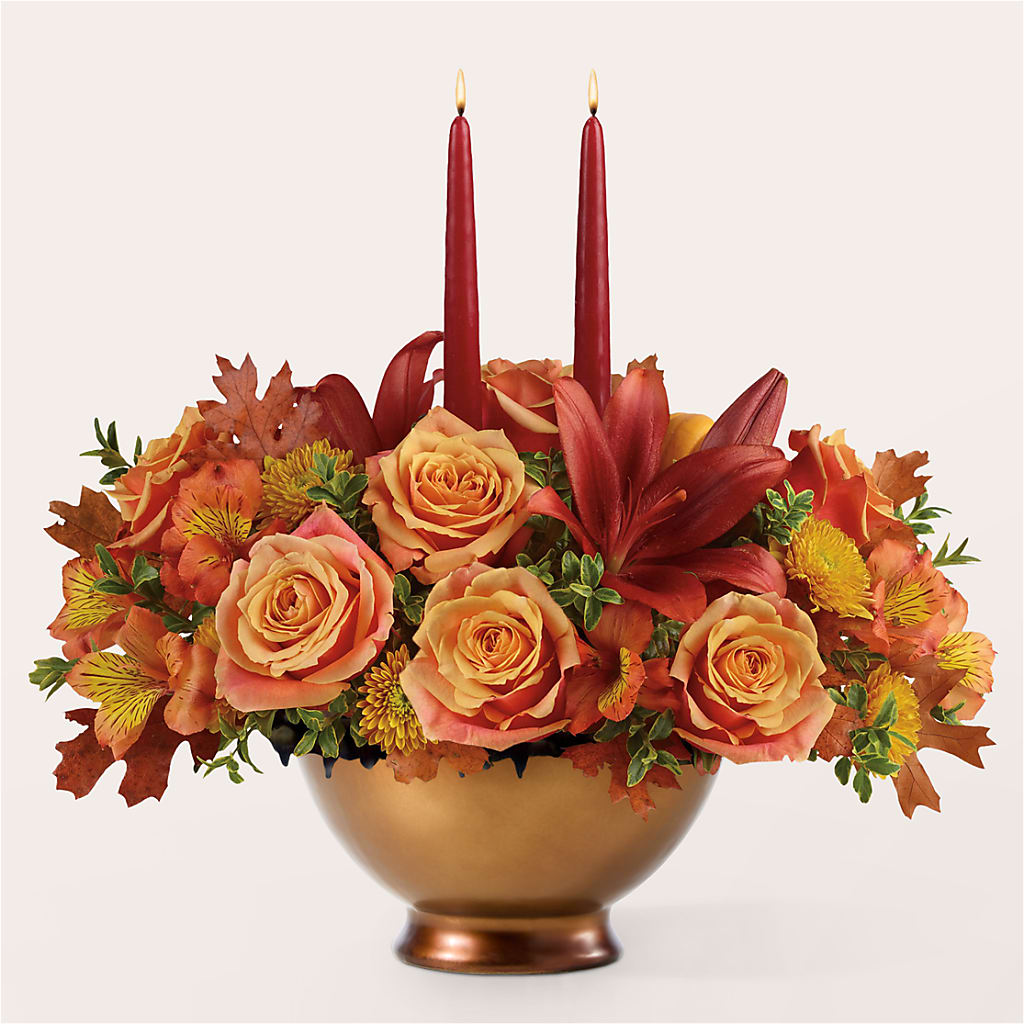 Harvest Table Centerpiece – LARRY'S FLORIST, Cliffside Park NJ