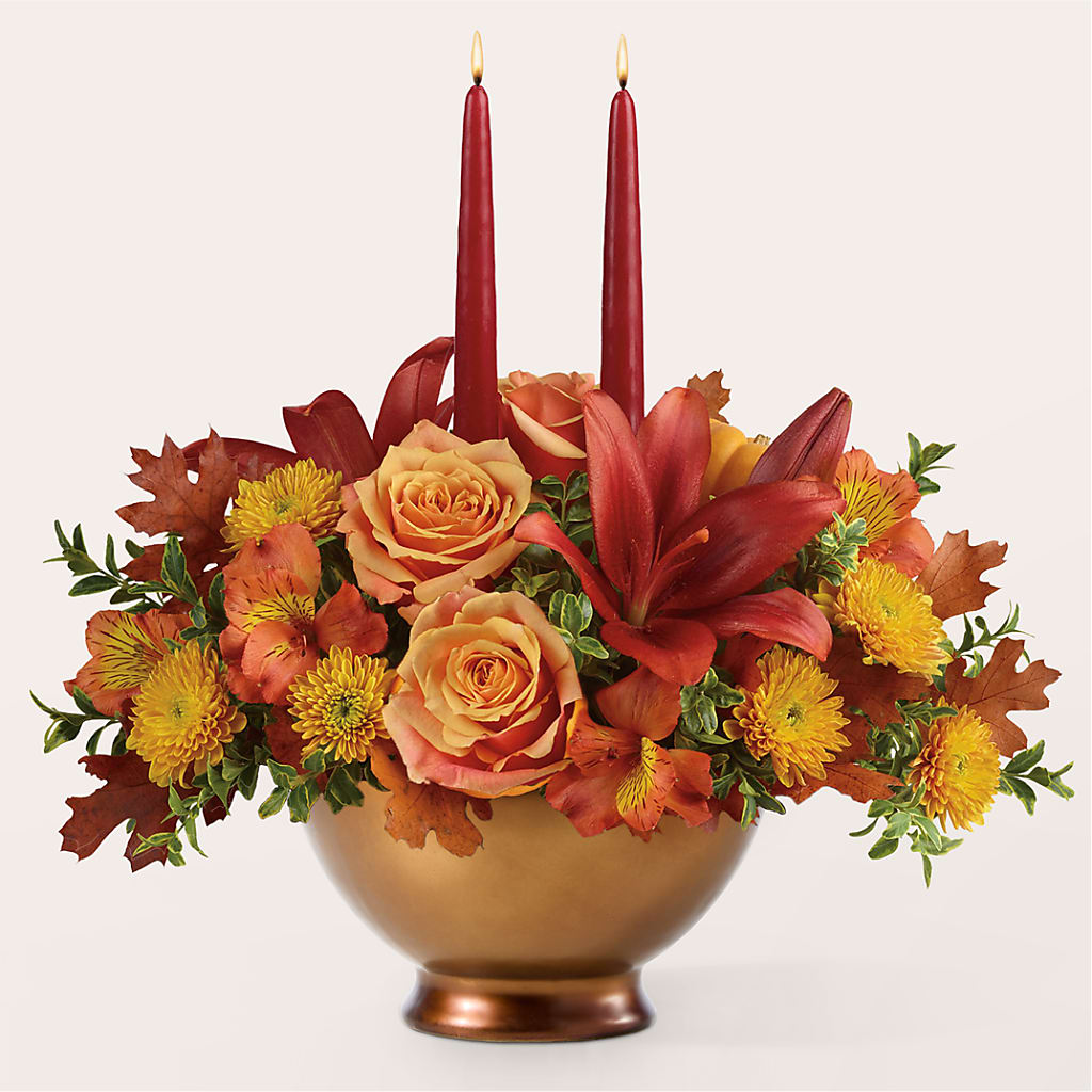 Harvest Table Centerpiece – LARRY'S FLORIST, Cliffside Park NJ