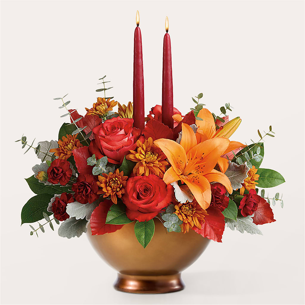 Fruits of Fall Centerpiece – LARRY'S FLORIST, Cliffside Park NJ