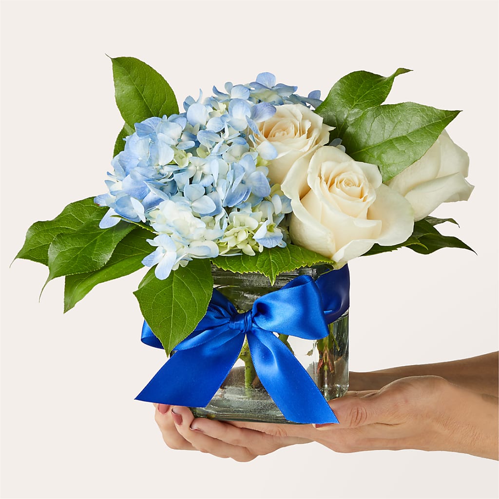 Sky Blue Delight Bouquet – LARRY'S FLORIST, Cliffside Park NJ
