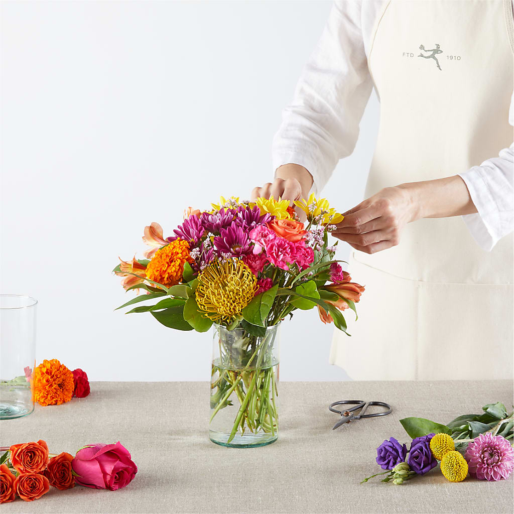 Feast of Color – A Florist Original – LARRY'S FLORIST, Cliffside Park NJ