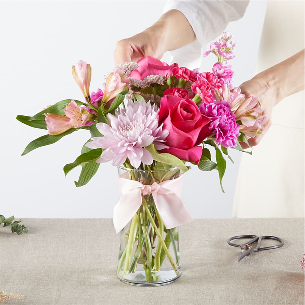 Pink Ribbon - A Florist Original – LARRY'S FLORIST, Cliffside Park NJ